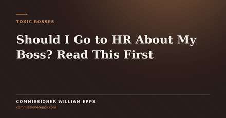 Should I Go to HR About My Boss? Read This&nbsp;First