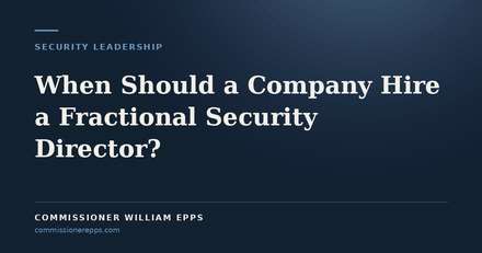 When Should a Company Hire a Fractional Security&nbsp;Director?