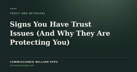 Signs You Have Trust Issues (And Why They Are Protecting&nbsp;You)