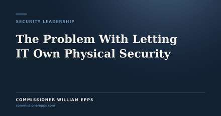 The Problem With Letting IT Own Physical&nbsp;Security