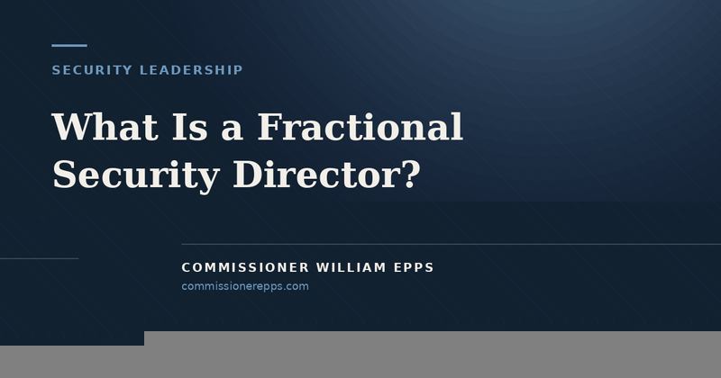 What Is a Fractional Security&nbsp;Director?